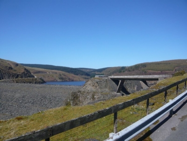 Dam and bridge ove spillway